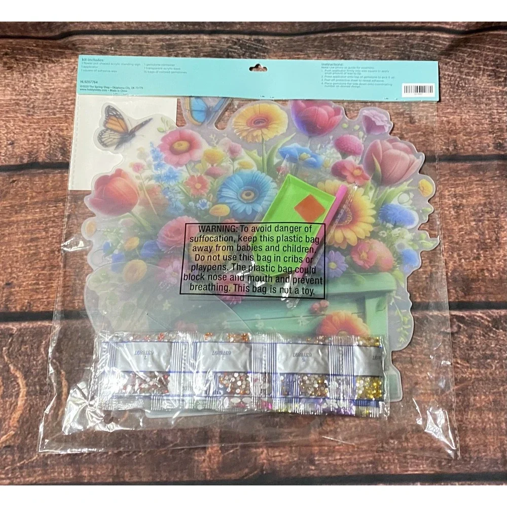 Spring Flowerpot Acrylic Standing Diamond Painting Kit Hobby Lobby
